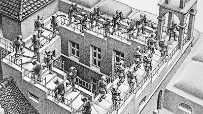 M. C. Escher Klimmen en Dalen