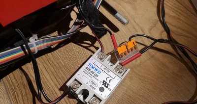 input elektronika ouput zasiacz +i grzałak -, i zasilacza i - grzałki razem