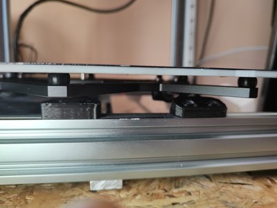 Silicone bed leveling mod